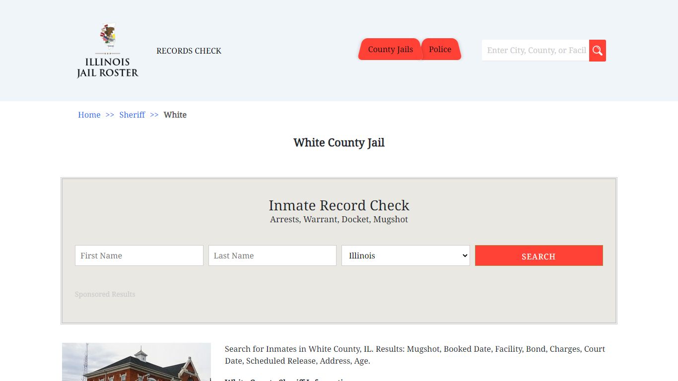 White County Jail - Jail Roster Search